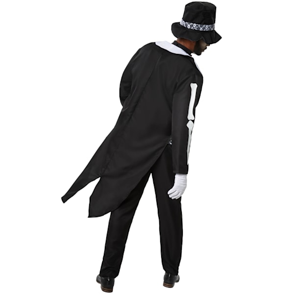 tectake Halloween cool gentleman kostume White XL