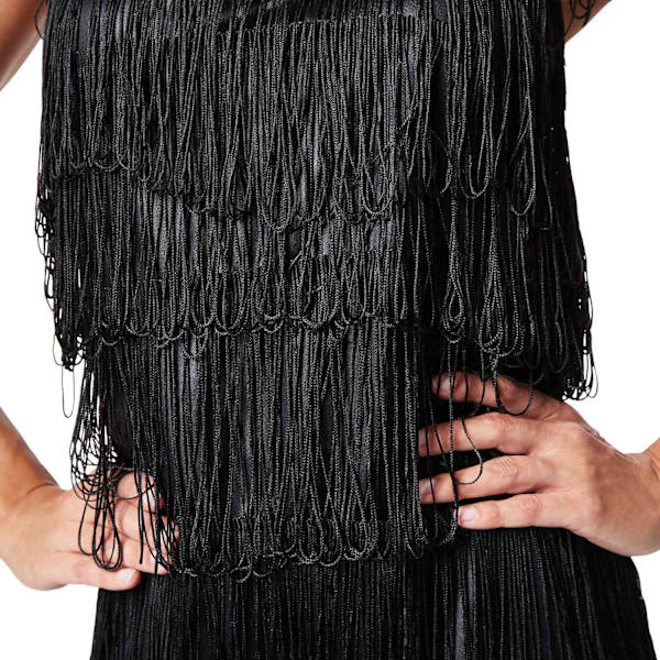 tectake Charleston kostume Black L