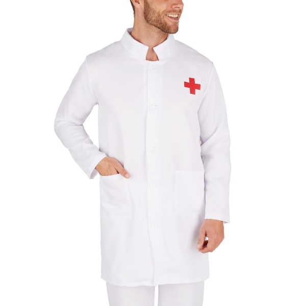 tectake Læge kostume White XL