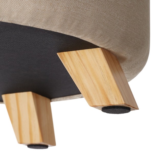 tectake Skammel Suna med opbevaringsplads -  sand Sand
