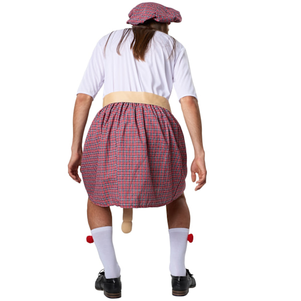 tectake Fræk Highlander kostume White S