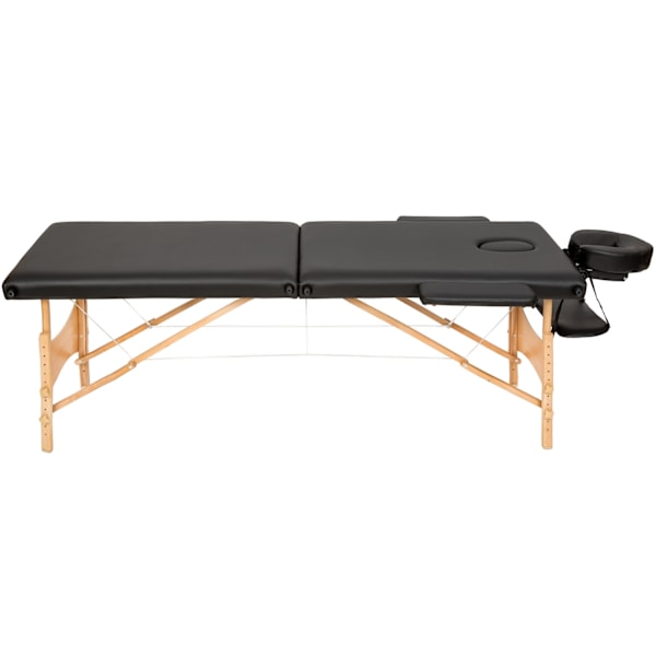 tectake Massagebriks med 2 zoner, 5cm polstring  + taske -  sort Black