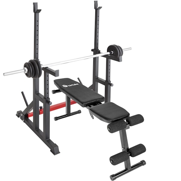 tectake Squat rack Creed Black