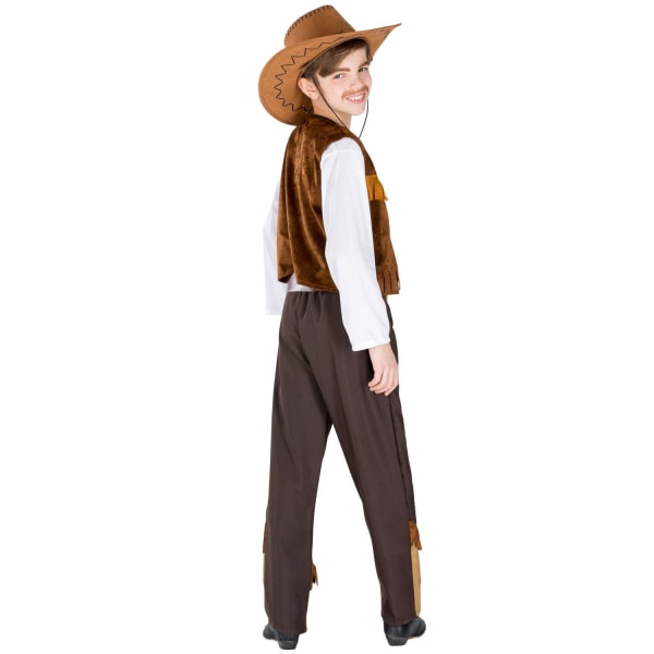 tectake Cowboy Luke børnekostume Brown 152 (12-14y)