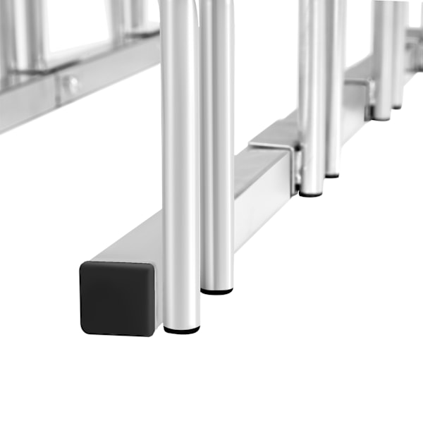 tectake Cykelstativ - 4 4 Silver