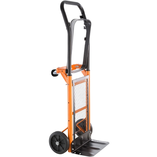 tectake Kombineret sækkevogn med lad Orange