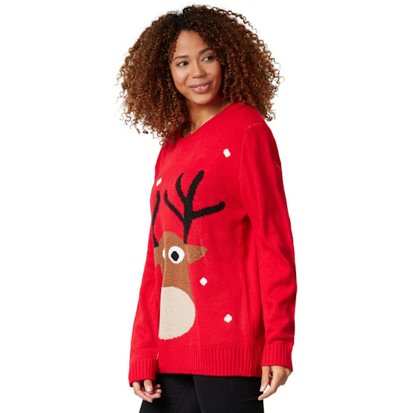 tectake Julesweater Sødt Rensdyr Red XXL