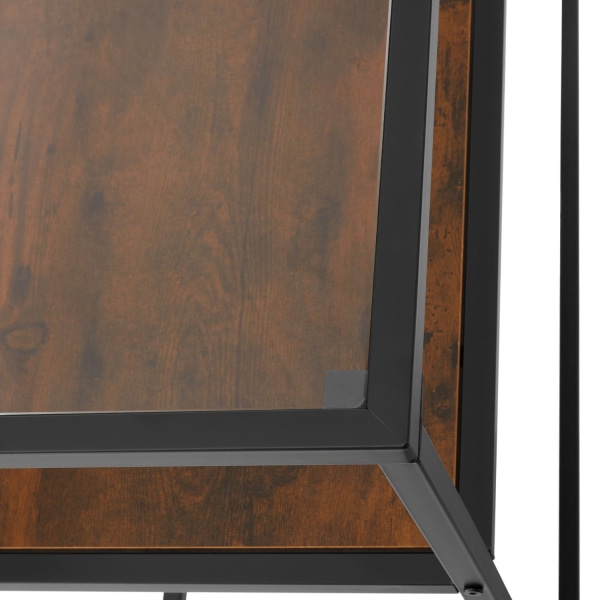 tectake Sidebord Kilkenny 100x41x80,5cm -  Industrielt mørkt træ Dark brown