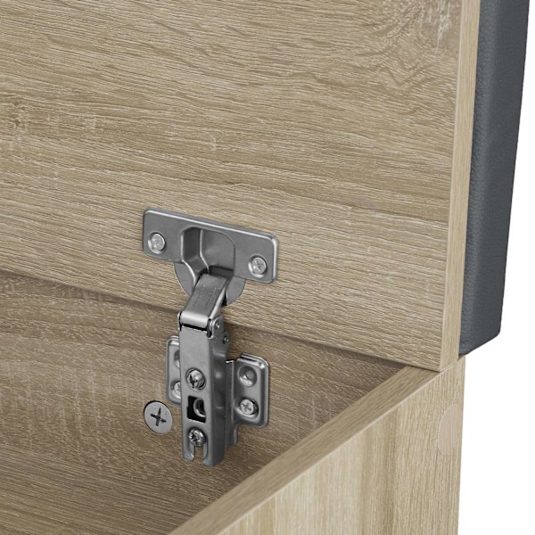 tectake Skoreol Natalya 104x30x49cm -  Lys træ, egetræ Sonoma Oak