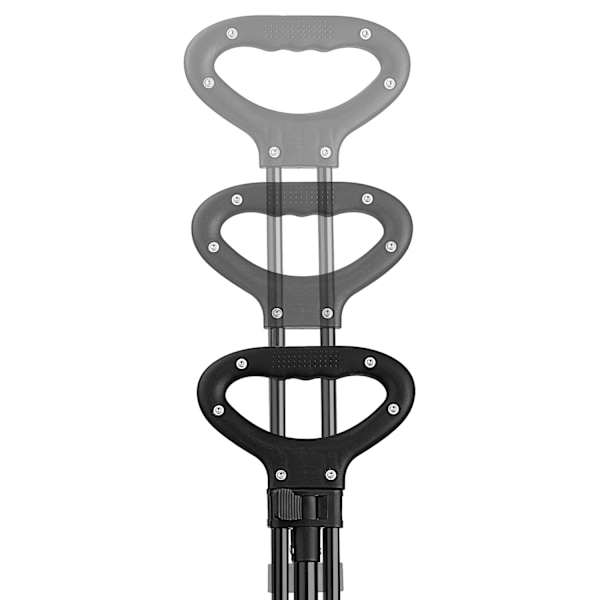 tectake Trækvogn foldbar Leon, bæreevne 80 kg -  sort Black