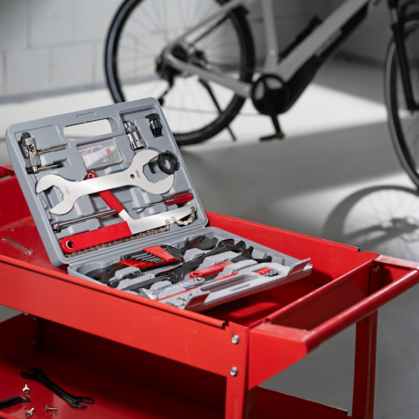 tectake Cykelværktøj 50 dele Grey