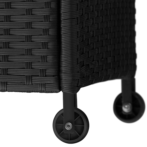 tectake Hyndeboks Kiruna, 270l -  sort Black