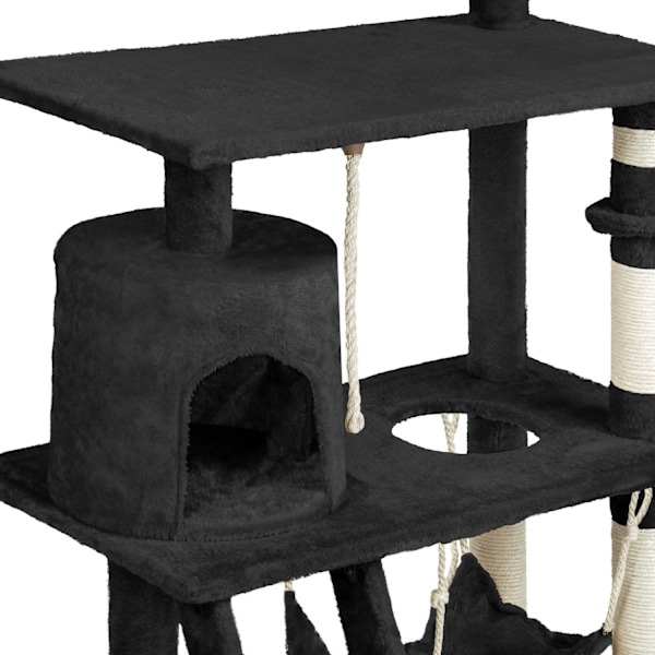 tectake Kradsetræ Mike -  sort Black