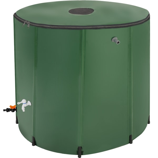 tectake Regnvandsbeholder - 750 L 750 L Green