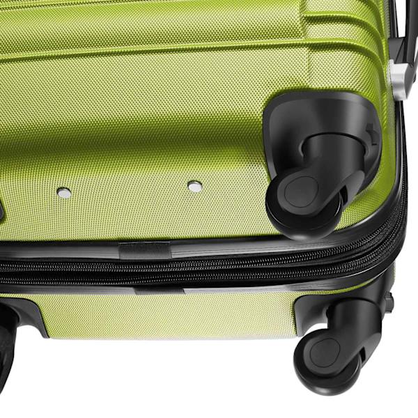 tectake Kufferter, sæt med 4 dele -  grøn Green one size