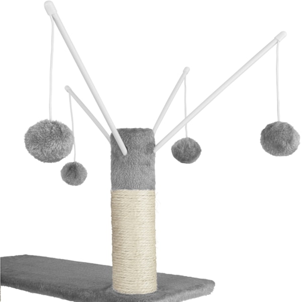 tectake Kradsetræ Lilou -  grå Grey
