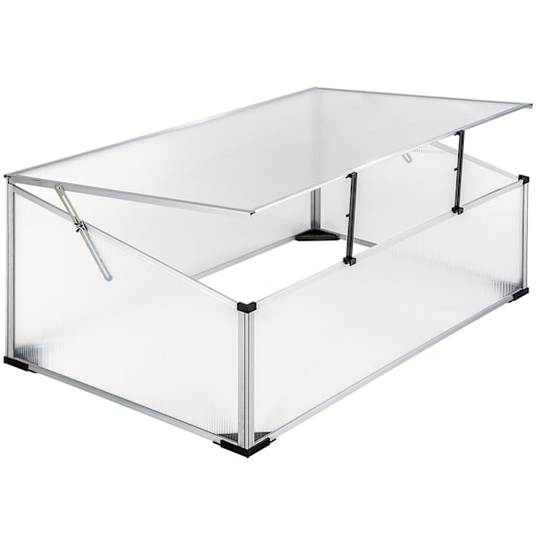 tectake Minidrivhus - 102 x 61 x 41 / 31 cm 102 x 61 x 41 / 31 cm Transparent