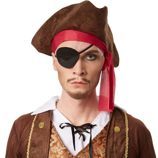 tectake Sørøverkonge kostume Brown M