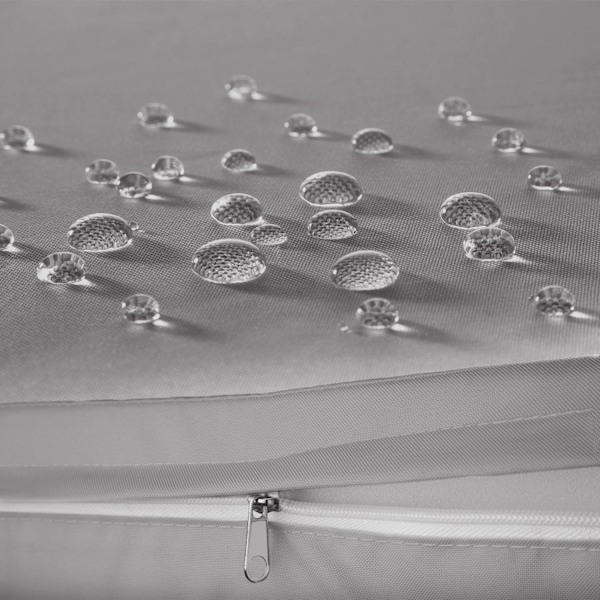 tectake Polyrattan havestole med bord -  grå/lysegrå Light grey