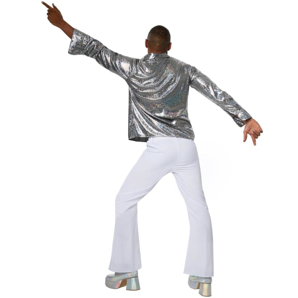 tectake Disco boy kostume White XL