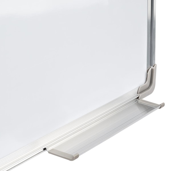 tectake Whiteboard magnettavle + 12 magneter - 60 x 45 x 2 cm 60 White