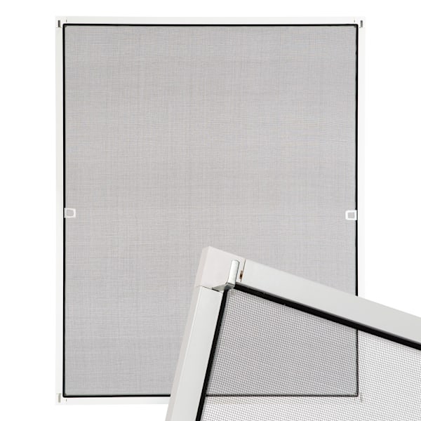 tectake Insektnet til vindue - 120 x 140 cm White