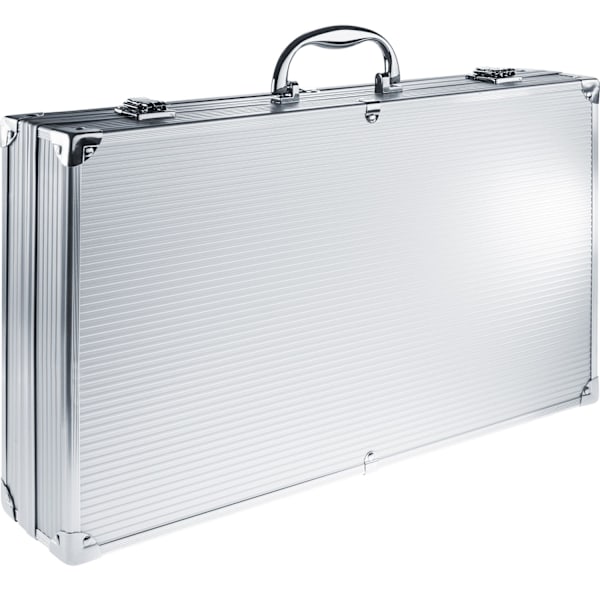 tectake Grillbestik 18 dele rustfrit stål Grey