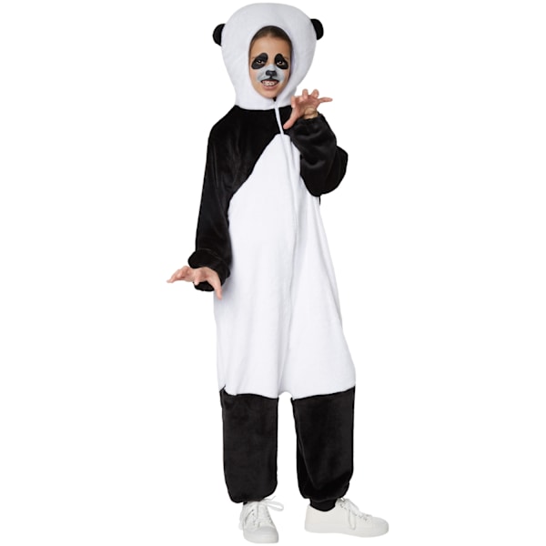 tectake Børnekostume Panda White 128 (7-8y)