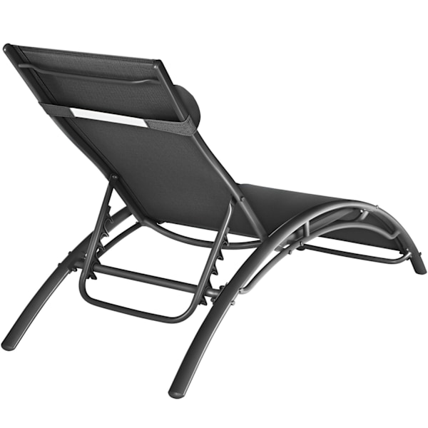 tectake 2 solsenge Alina -  sort Black