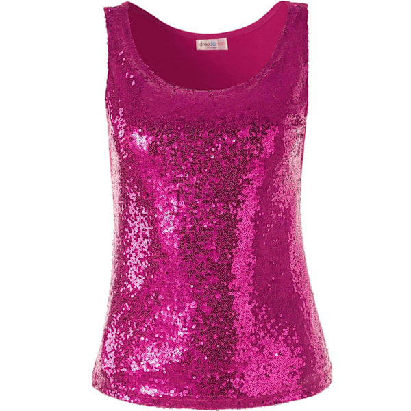 tectake Paillet-top pink Pink M