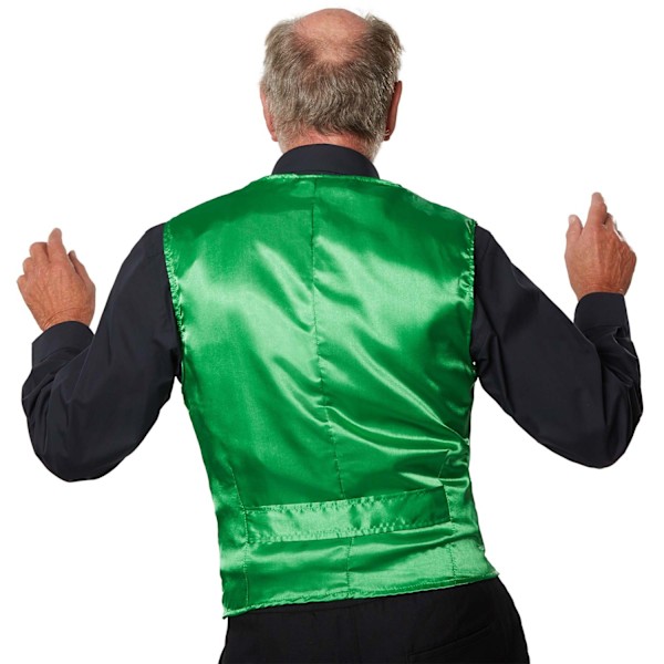 tectake Paillet vest herrer grøn Green XL