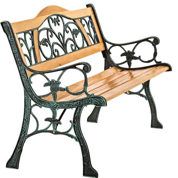 tectake Havebænk Kathi 124x60x83cm Brown