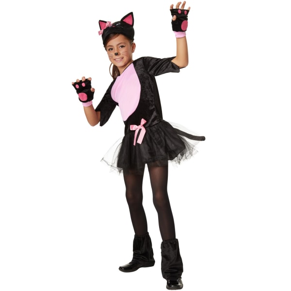 tectake Pink fløjlspote kostume Pink 116 (5-6y)