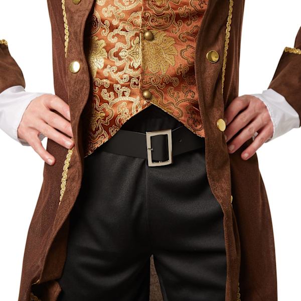 tectake Sørøverkonge kostume Brown M