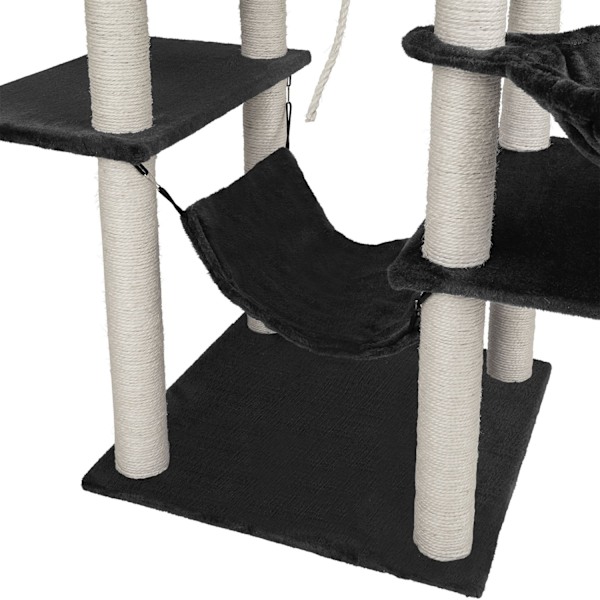 tectake Kradsetræ Lilou -  sort Black