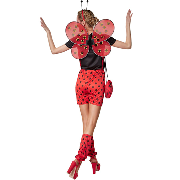tectake Marina Mariehøne kostume Red XL
