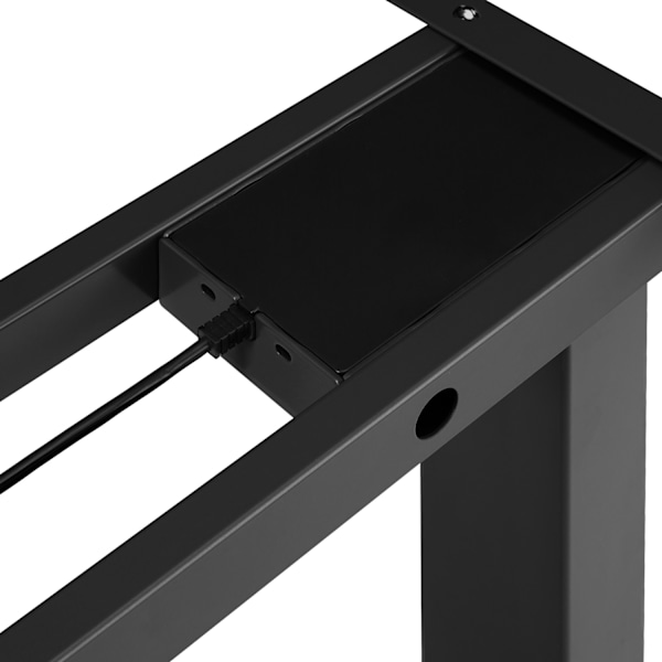 tectake Hæve sænke stel Melville 110-168x60x70-119cm -  sort Black