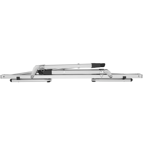 tectake Foldebord Tina aluminium, højdejusterbart -  sølv Silver