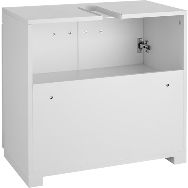 tectake Badeværelsesskab Idris, 2 rum, belastning 35 kg White