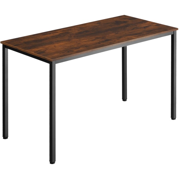 tectake Skrivebord Vanport 120x60x75,5cm -  Industrielt mørkt tr Dark brown