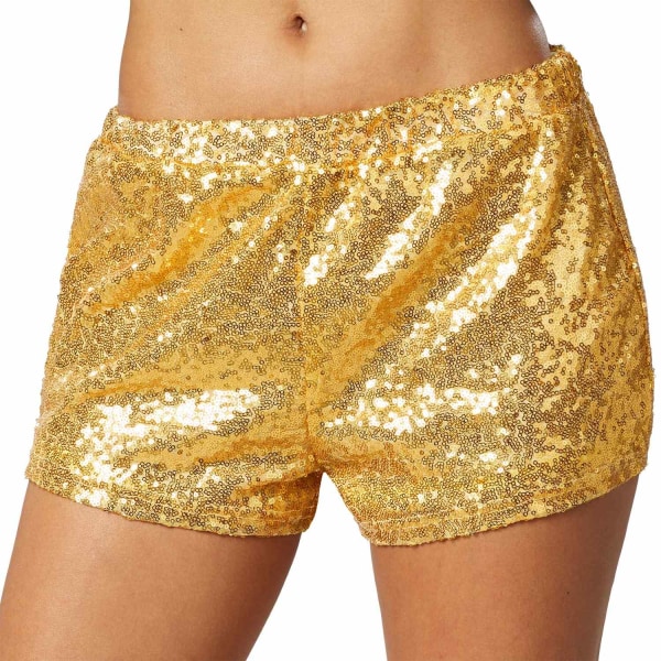 tectake Paillet shorts guld Gold XL