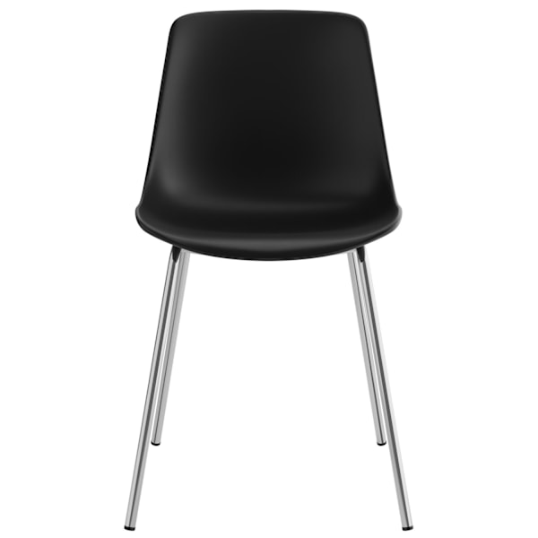 tectake Stol Mawe, ergonomisk, 120 kg -  sort/krom sort/krom