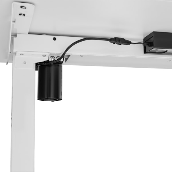 tectake Elektrisk hæve sænke skrivebord Skadi -  hvid White