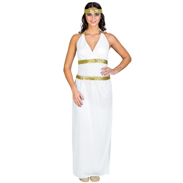 tectake Gudinden Athene kostume White L