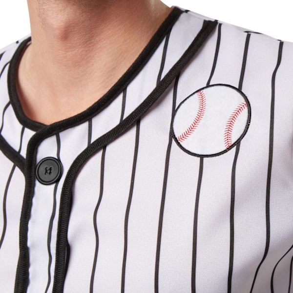 tectake Baseball kostume White XXL