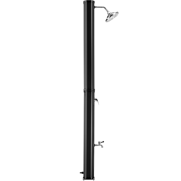 tectake Udendørs bruser Ofanto 35l -  sort Black