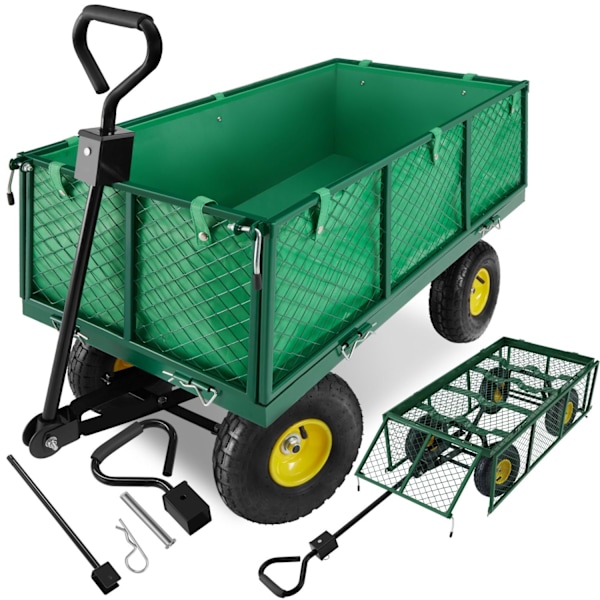 tectake Trækvogn maks 550kg. Green