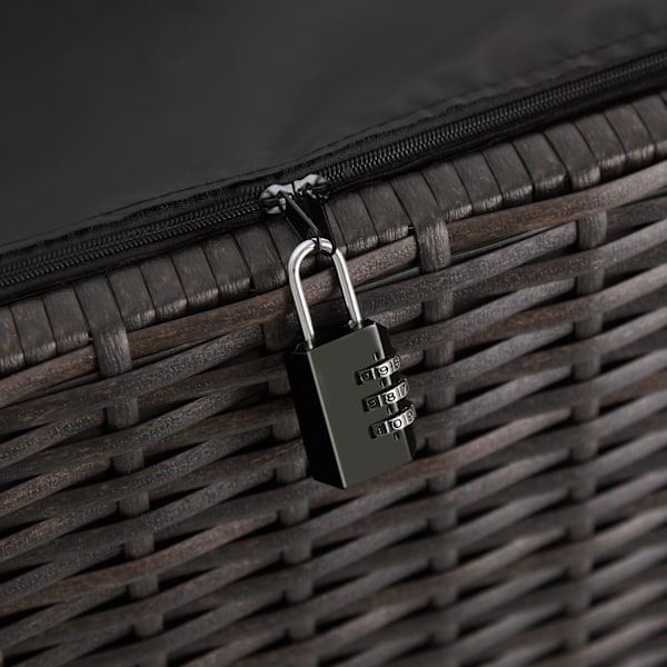 tectake Hyndeboks Kiruna, 270l -  brun Brown