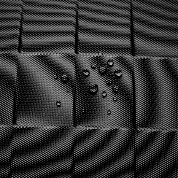 tectake Kuffertsæt 3-dele hardcase -  sort Black one size