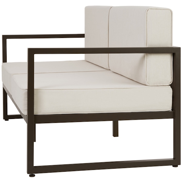 tectake Loungesæt Comosa til 5 personer, XXL-polstring Beige